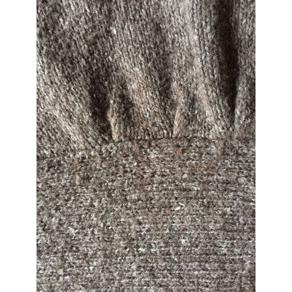 DRESSBARN WOMENS SIZE MEDIUM GRAY WOOL BLEND CARDIGAN SWEATER 3/4 SLEEVES - Picture 7 of 7
